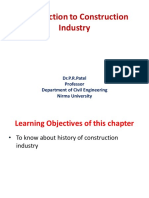 History of Construction Industry and Construction Management 2022