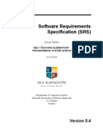 Software Requirements Specification (SRS) : Group Mahler