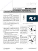 Strain Gage Leadwire Attachment Techniques