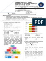Uas Matematika Semester Ganjil Kelas Viii 2021 2022