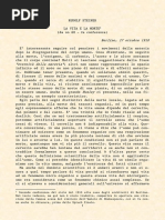 Steiner - o.o. 60 2a Conf. La Vita e La Morte, Berlino 27 Ottobre 1910