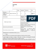 GUIA DOCENTE DE LA ASIGNATURA EL MENSAJE CRISTIANO Curso 2016 - 2017