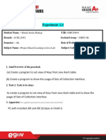 Experiment - 2.1: (For Applied/experimental Sciences/materials Based Labs)