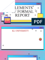 Formal Report