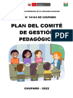 Plan de Comite de Gestión Pedagógica 2022 - Chuparo