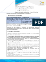 Guía de Actividades y Rúbrica de Evaluación - Unidad 2 - Paso 3 - Resolver Caso de Aplicabilidad de La Bioética en Investigación