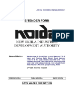 New Okhla Industrial Development Authority: E-Tender Form