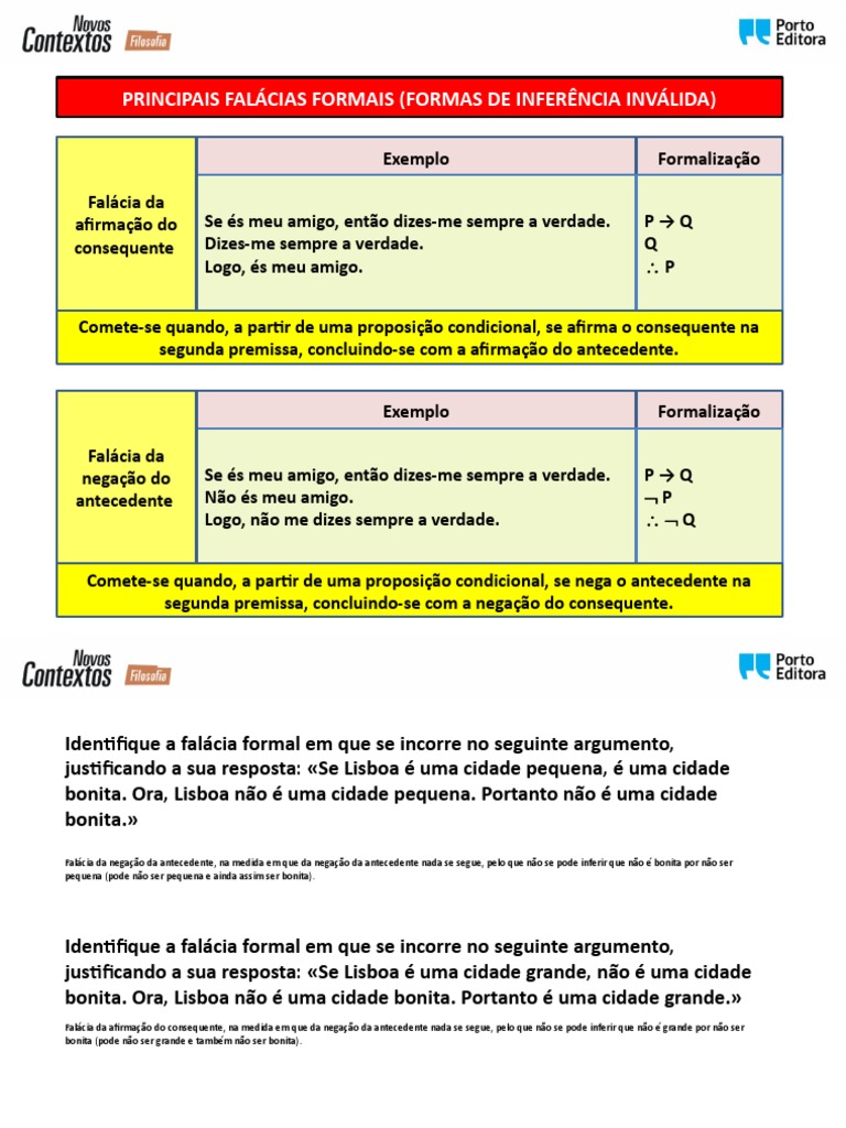 Logica 4 | PDF | Artes Linguísticas e Disciplina | Estudos de Línguas ...