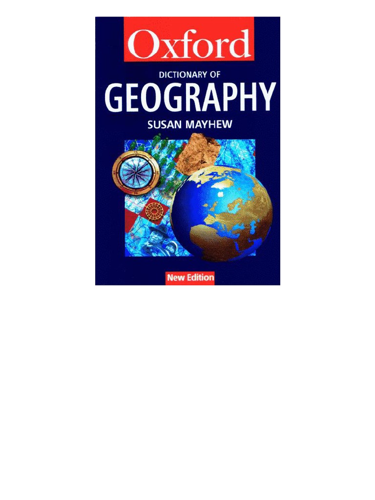 Oxford Dictionary of Geography Mgi PDF Agriculture Soil