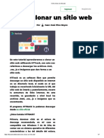 Cómo Clonar Un Sitio Web