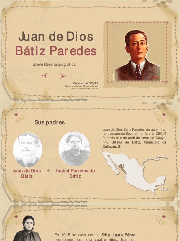 Historia de Juan de Dios Batiz Paredes | PDF | Historia