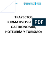 Trayectos Formativos Gastronomía Hotelería y Turismo 2020