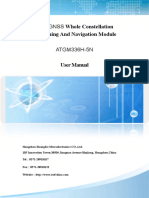 BDS/GNSS Whole Constellation Positioning and Navigation Module ATGM336H-5N User Manual