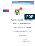 Plan Local de Formación CEDSD 2020-2023