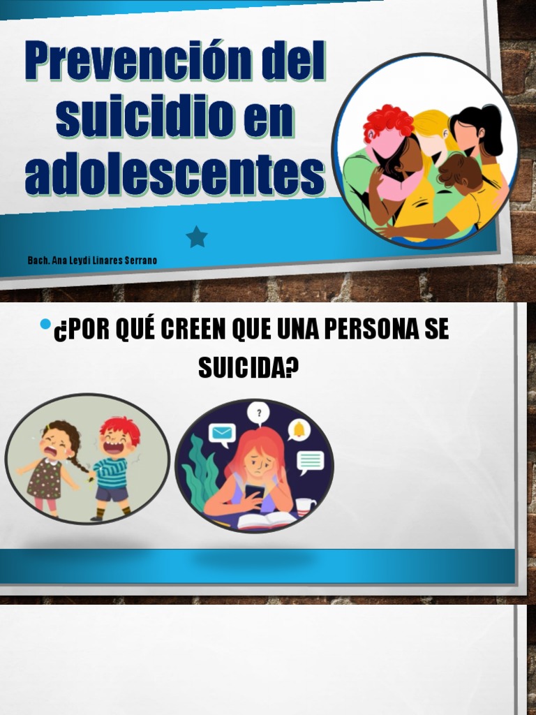 Prevención del Suicidio en Adolescentes | PDF | Suicidio | Depresión ...