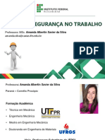 Aula 01 - Higiene e Segurança Do Trabalho - TPS - Sexta