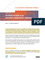 Introducción A La Gestión Ambiental Urbana