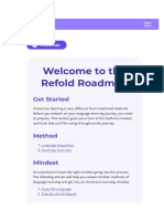 Refold La Roadmap Stage 0 Overview