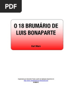 O 18 BRUMÁRIO DE LUIS BONAPARTE - K.MARX - 030611