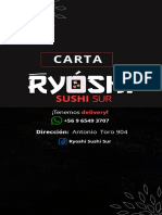 Carta Rióshi Sushi Sur 2021