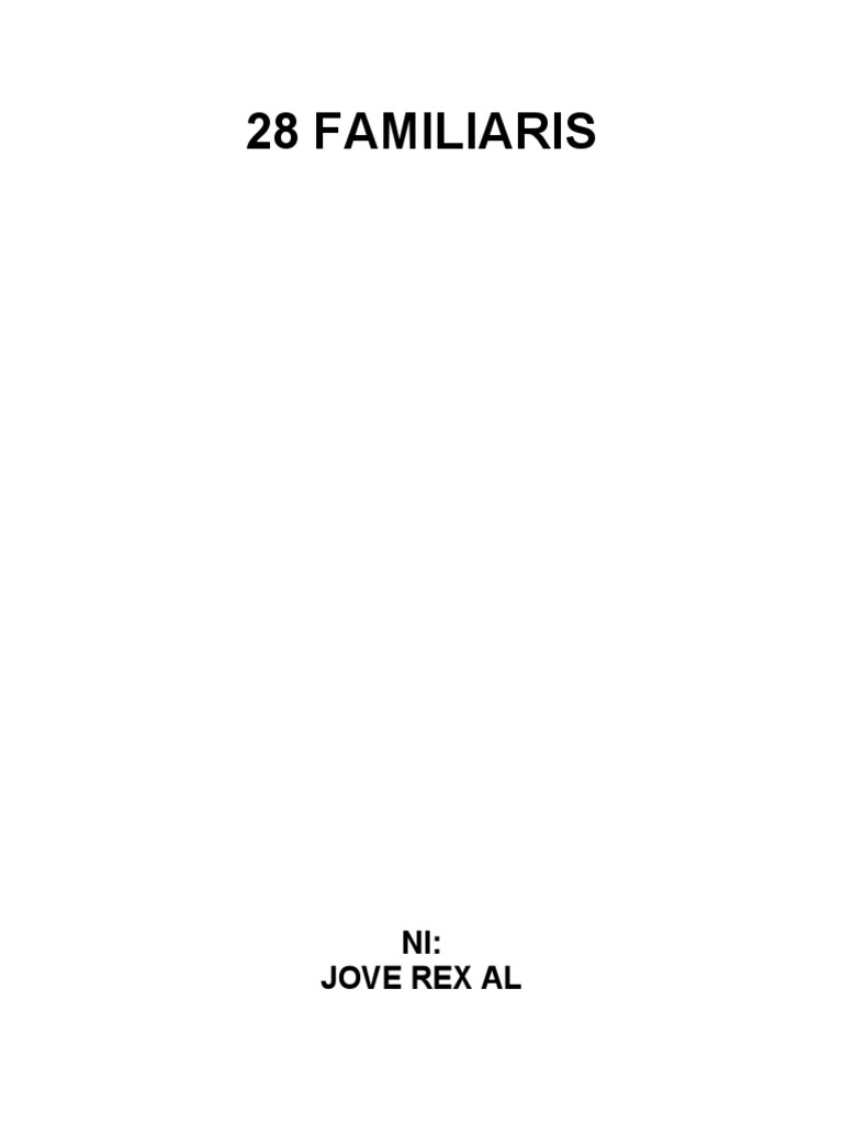 Aklat NG 28 Familiaris | PDF