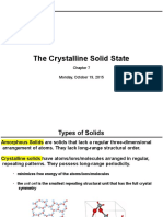 Crystalline Solid State