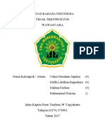 TUGAS BAHASA INDONESIA Wawancara