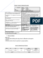 Year 5 Daily Lesson Plans: Skills Pedagogy (Strategy/Activity)