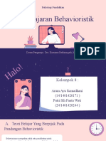 K8 - PPT Pembelajaran Behavioristik