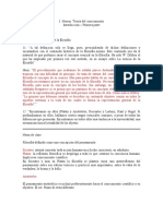 1. Notas sobre La teoría del conocimiento.