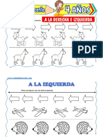 Izquierda y Derecha para Niños de 4 Años