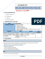 3er Grado - Actividad Del 22 de Octubre