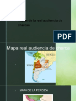 Mapas de La Real Audiencia de Charcas