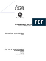 Autotrac Universal Steering Kit For Case MX Tractors: Installation Instructions