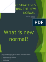 Different Strategies in Teaching The New Normal