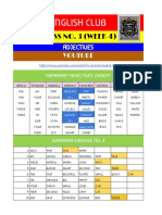 English Club: Class No. 3 (Week 4)