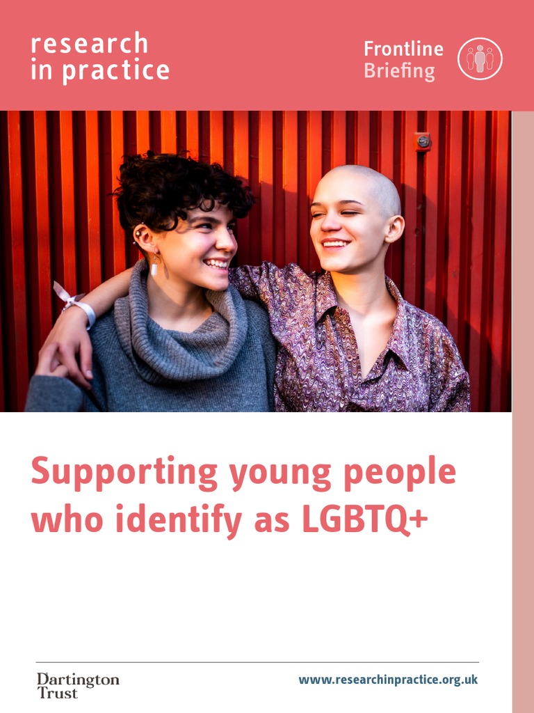 Supporting Young People Who Identify As LGBTQ | PDF | Lgbt | LGBTQIA+ ...