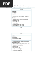 LAB 3: Object-Oriented Programming: You Need To Implement The Following Class Diagram Using Python