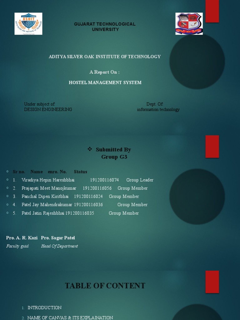Hostel Management System Overview | PDF | Computing | Information ...