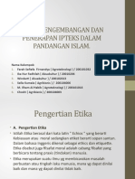 Etika Pengembangan Dan Penerapan Ipteks Dalam Pandangan Islam