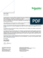 Schneider Electric REACH project update informs customers of SVHC presence