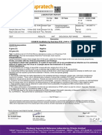 LABORATORY COVID-19 TEST RESULT