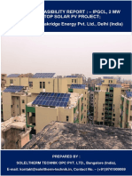 Technical Feasibility Report: - Ipgcl, 2 MW Rooftop Solar PV Project Developed By: Oakridge Energy Pvt. LTD., Delhi (India)
