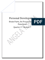 Personal Development: Brain Parts, Functions and Multiple Intelligences