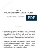 BAB III Jenis Organisasi Proyek 040422