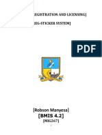 Vehicle Licensing System