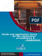 Guide to registering as an assessor or moderator