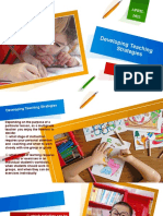 Developin G Teaching Strategies: April 2022