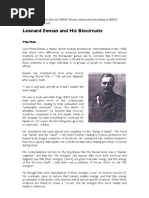 Leonard Eeman and His Bio Circuits