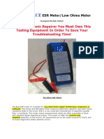 As An Electronic Repairer You Must Own This Testing Equipment